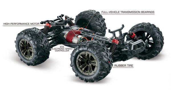 1/16 BUGGY SAND X-TRUCK NEGRO/ROJO 4WD RTR